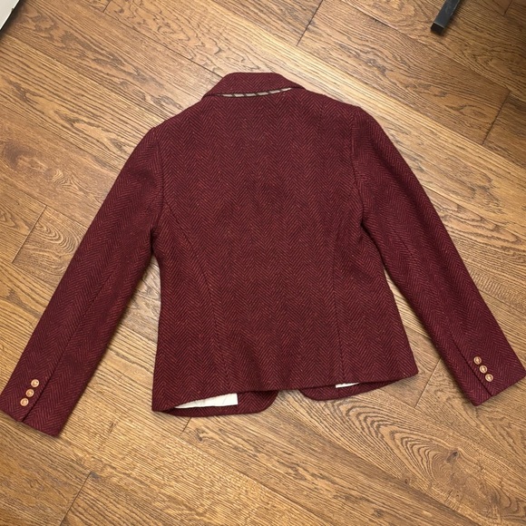 Cartonnier Herringbone Wool Boy Blazer - Picture 12 of 13